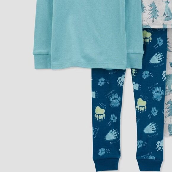 NEW Carter's Just One You®️Toddler Boy's 2pc Animal Track Pajama Set 5T - Picture 2 of 5